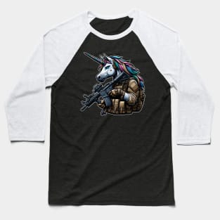 Tactical Unicorn - Star Baseball T-Shirt